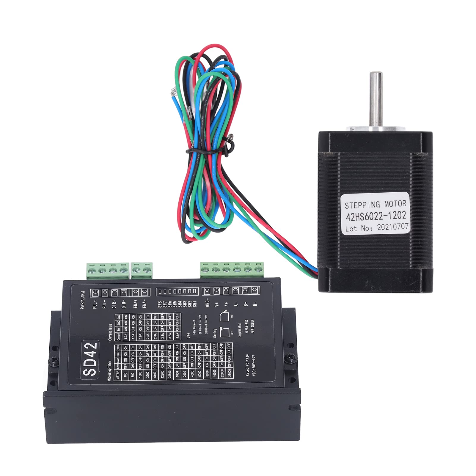 Hyuduo Stepper Motor Kit with Driver, 2-Phasen DC3.0V Hybrid Schrittmotor