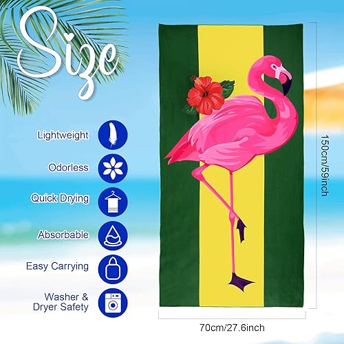 Miniatura 2 de EBOOT Paquete de 10 toallas de playa de gran tamaño, toallas de piscina extra grandes, de microfibra, de secado rápido, para adultos, mujeres,