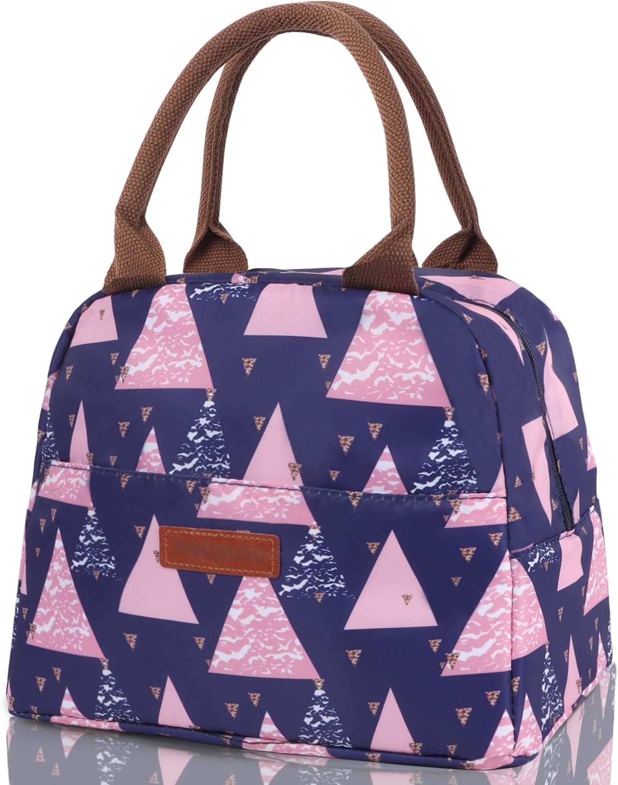 Triangular Pattern Lunch Bag