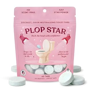 Toilet Tablets Odor Eliminator, Bathroom Toilet Deodorizer Drop Ins for Odor Control, Toilet Freshener Tablets for Smell Eliminator, Home Bathroom Deodorizer, 40 Pack | As Seen on Shark Tank - Amazon product rated Grade A
