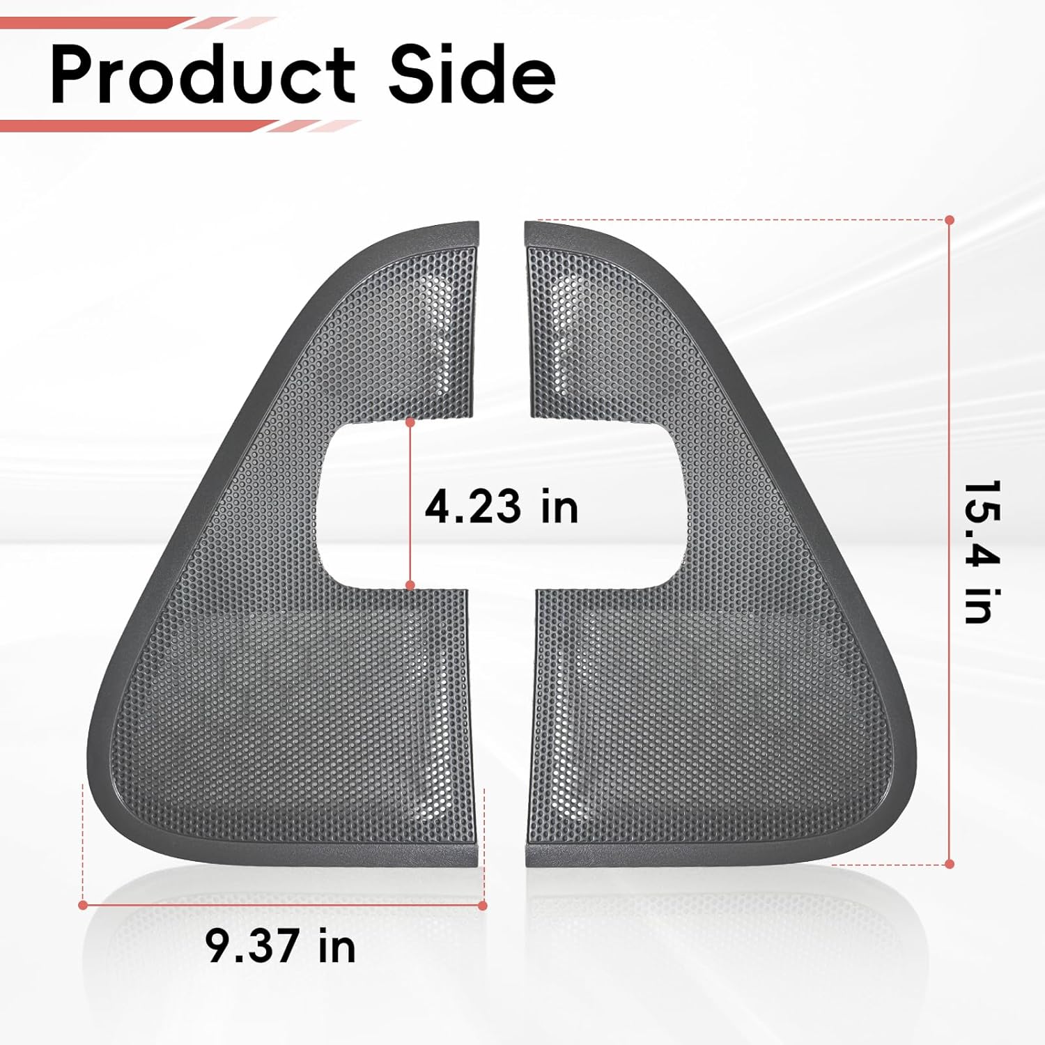 Door Speaker Grille Panel Cover Compatible with 2004-2008 Ford F150 Replacement 5L3Z-18979-BAA 5L3Z-18978-BAA