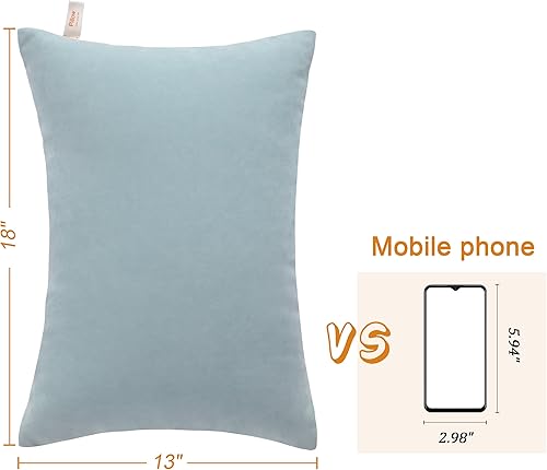 Miniatura 9 de BEDSUM Paquete de 2 almohadas pequeñas, minialmohadas de microfibra de 11 x 7 pulgadas para niños pequeños, viajes, mascotas, suaves y lavables a