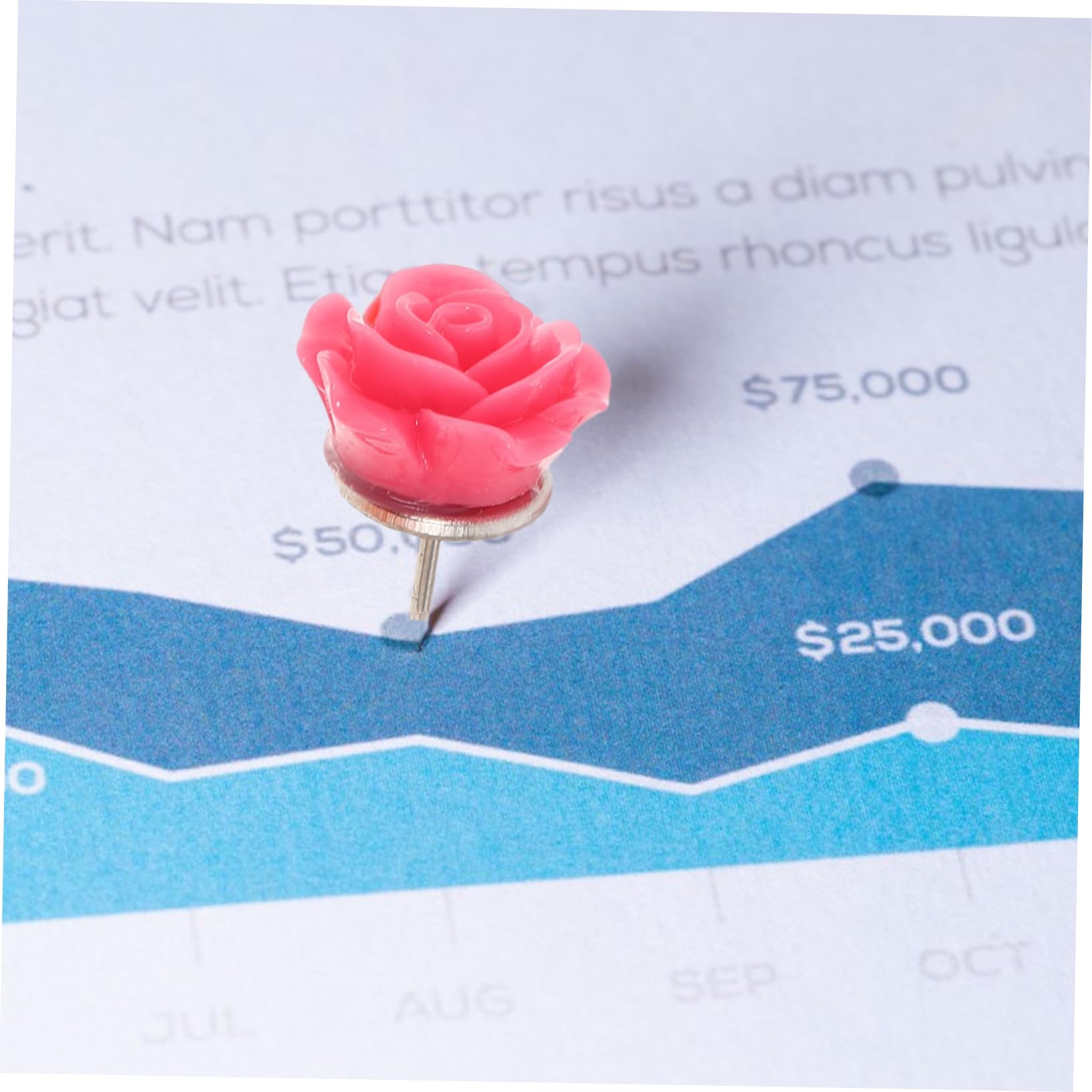Lurrose 120stücke Niedliche Blumen-pinnnadeln Aus Harz Für Korktafeln Wiederverwendbare Reißzwecken Farben Für Büro Fotodekoration Und Kreative Projekte