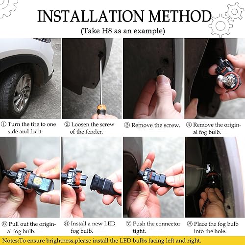 Miniatura 6 de 1797 Bombillas LED antiniebla H3, color amarillo ámbar, 3000 K, blanco, 6000 K, de doble color, para camiones, coches, lámparas DRL, luces de