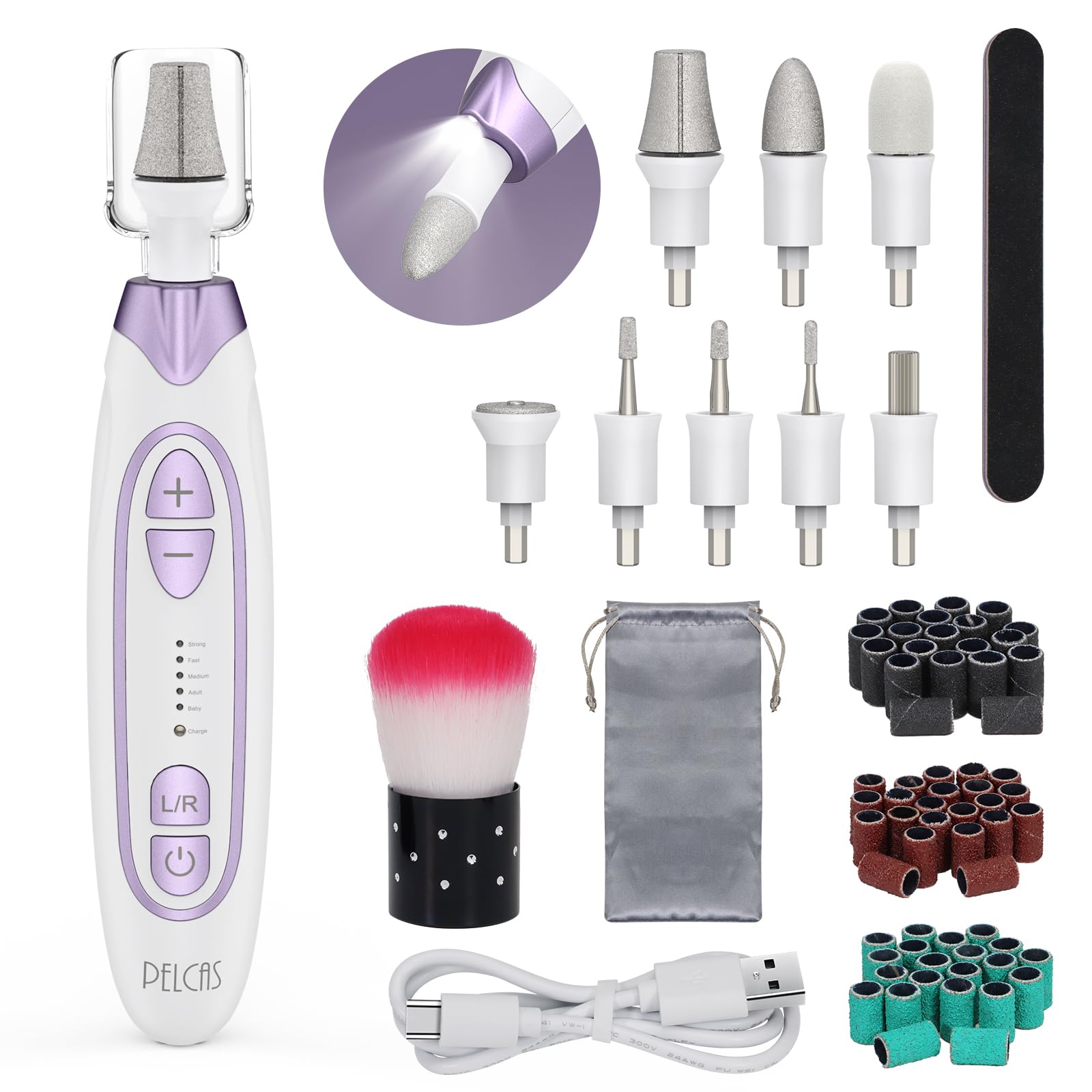 PELCAS Electric Toenail Grinder