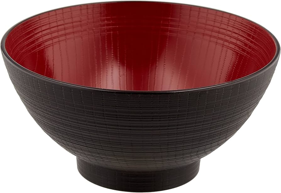 Amazon.co.jp: イシダ 日本製 汁椀 刷毛目内朱 大 PC万能椀 67747