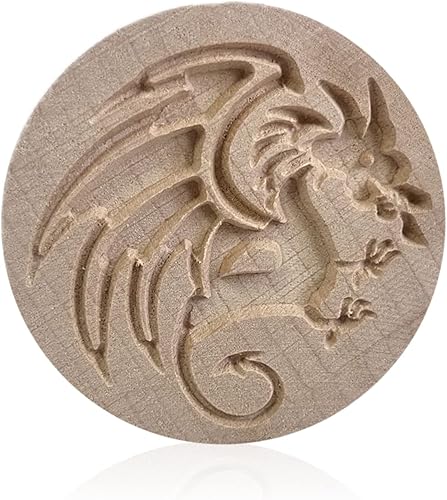 Molde de madera para galletas, sello de galletas de madera, molde de prensa para galletas, molde de galletas 3D, molde de madera para hornear,