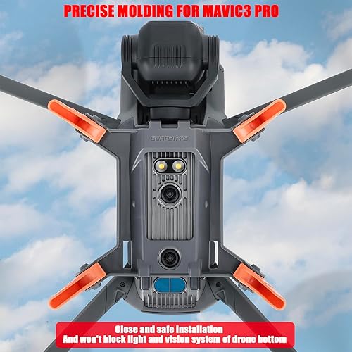 Miniatura 4 de Mavic 3 Pro Landing Gear Leg Kit extendido plegable para DJI Mavic 3 Pro RC Cámara Drone Accesorios Extensor de altura Extensiones protector de