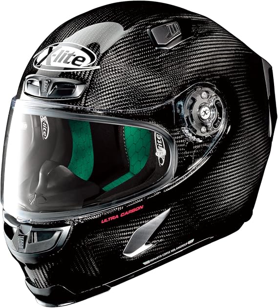 Nolan X-Lite X-803 Ultra Carbon 1 97602 Full-Face Motorcycle Helmet, Size M, 22.4 - 22.8 Inches 57 - 58 cm, Carbon