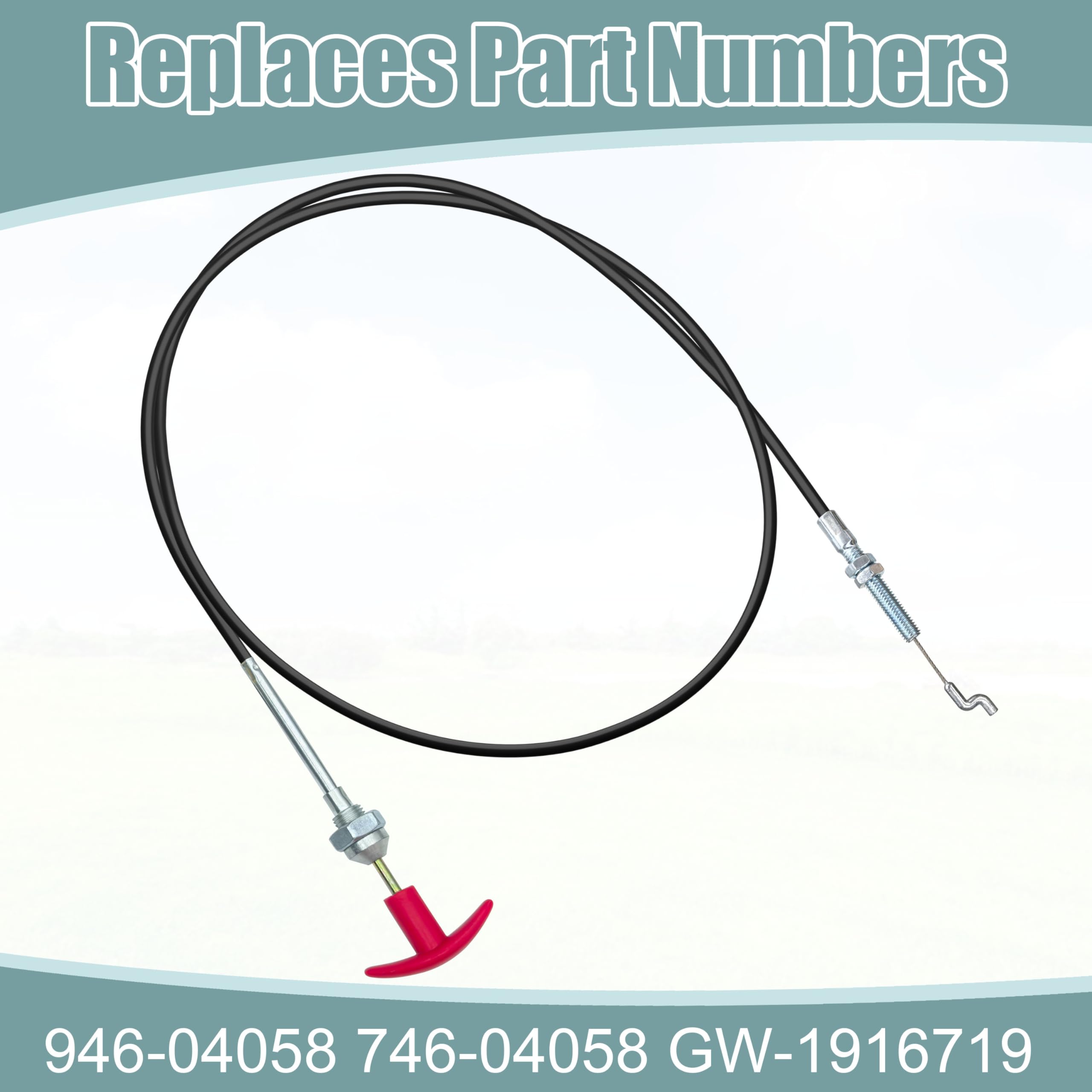 Amazon.com : ZHNsaty 946-04058 Reverse Clutch Cont Cable Fits MTD