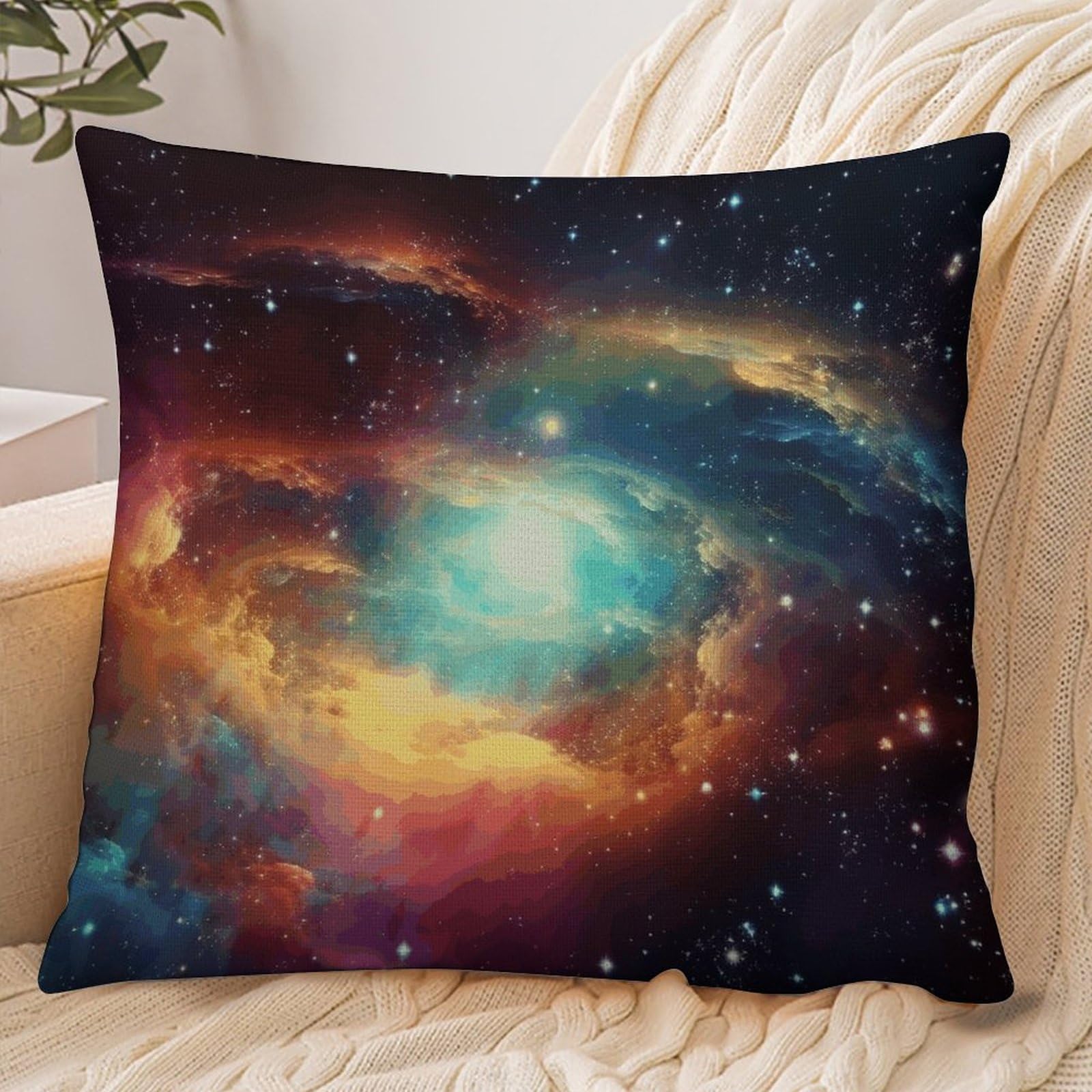 Fekiloot Style Gorgeous Galaxy Pillowcase Pillow Sham Pillow Case
