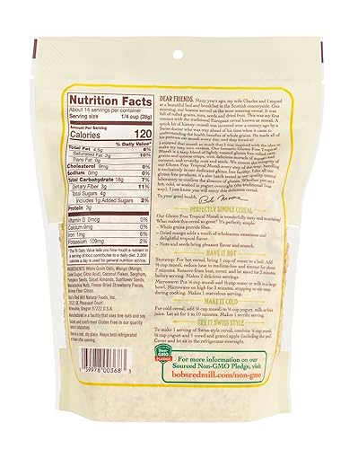 Miniatura 2 de Bob's Red Mill Muesli tropical sin gluten, 14 onzas (paquete de 4)