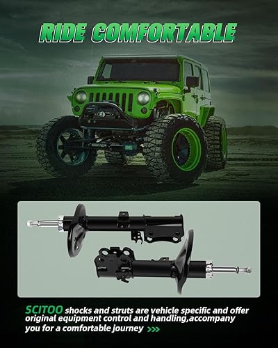 Miniatura 6 de SCITOO 4 amortiguadores delanteros y traseros para Lexus ES300, 1997-2003 para Toyota Avalon, 1997-2001 para Toyota Camry, 1999-2003 para Toyota