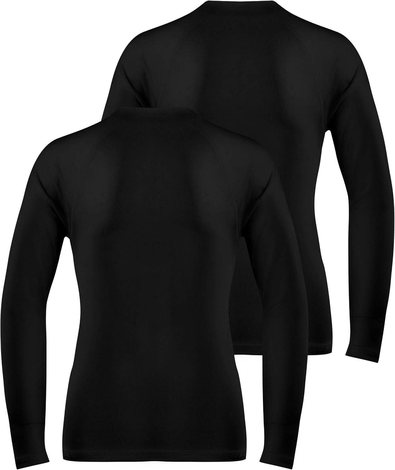 Roadbox Boys Youth Compression Shirts - Long Sleeve Athletic Undershirt Kids Quick Dry Base Layers for Baseball Soccer - Image 3