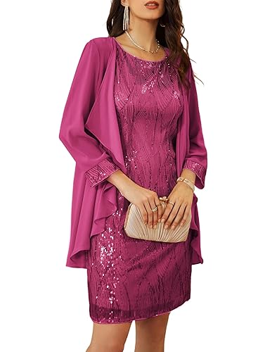 GRACE KARIN Women's Sequin Dress - Wedding Guest & Mother