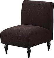 Vista 35 de HAOYONG - Funda de silla sin brazos de acento, funda elástica para silla deslizante con estampado, fundas protectoras para muebles, fundas