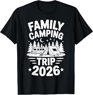 Vacation Matching Family Camping Trip 2026 T-Shirt