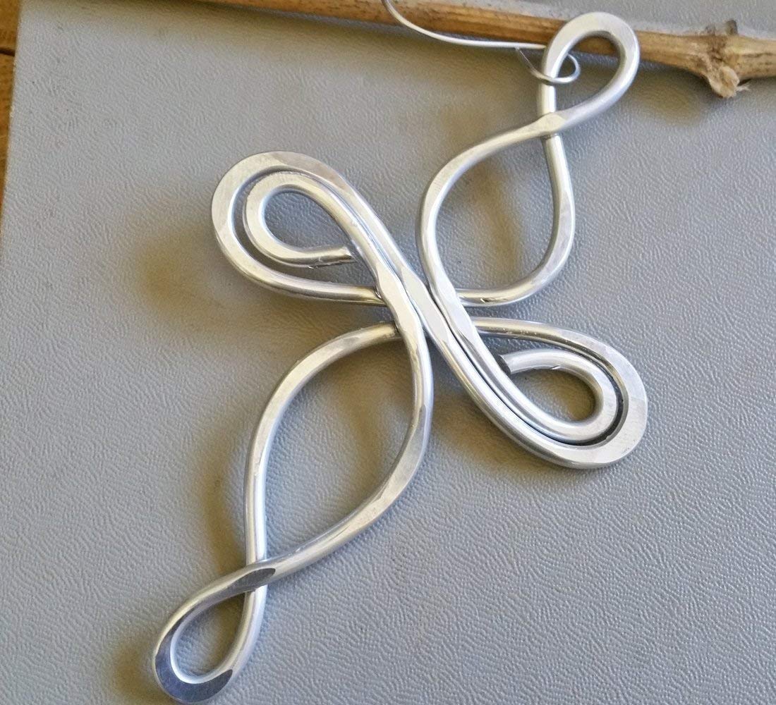 Celtic Cross Infinity Christmas Tree Ornament Handmade in Oregon USA, Christian Gift : Handmade Products