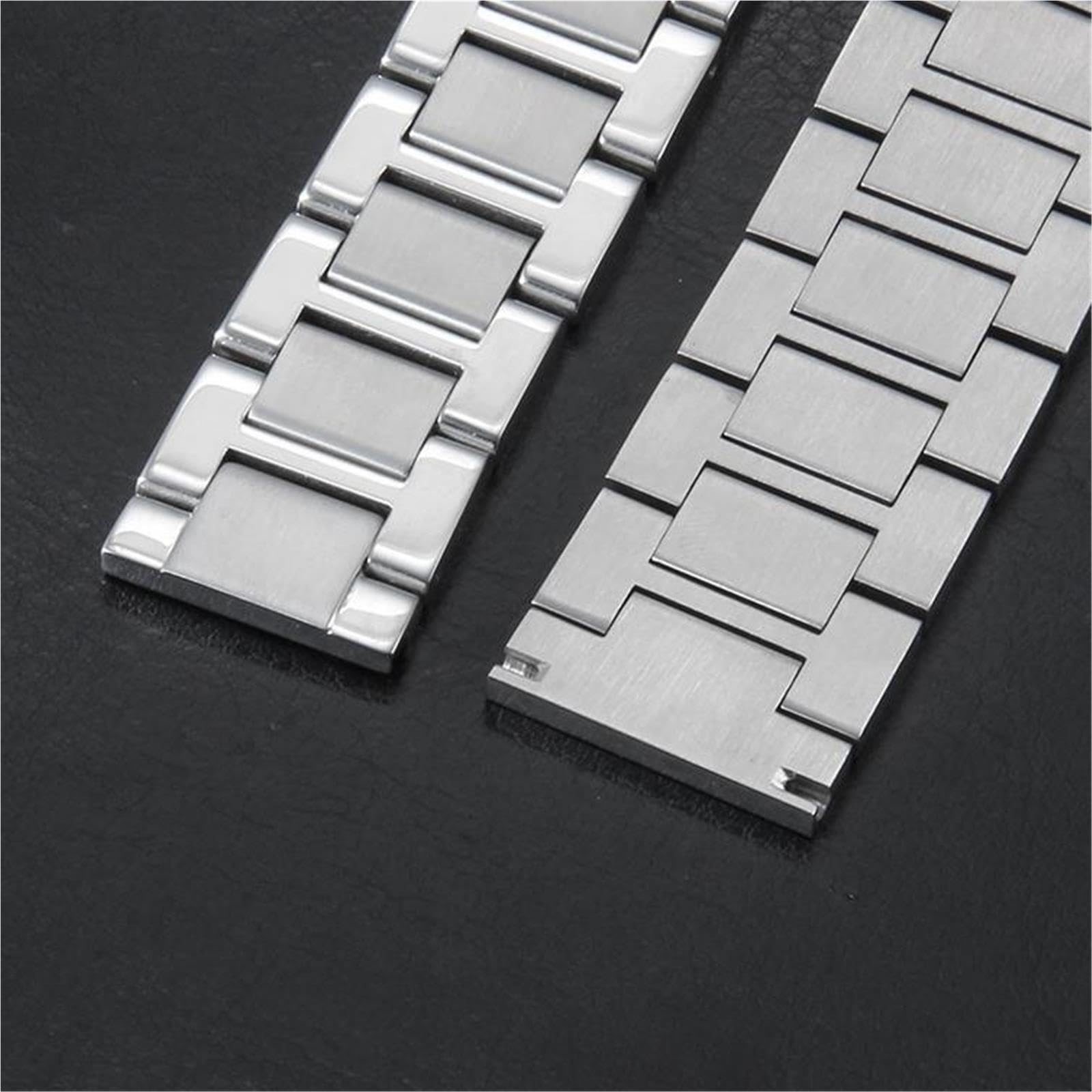 Cinturino universale per orologio Orologio sostitutivo classico da uomo con cinturino in metallo argento inossidabile 16 20 22 23 mm