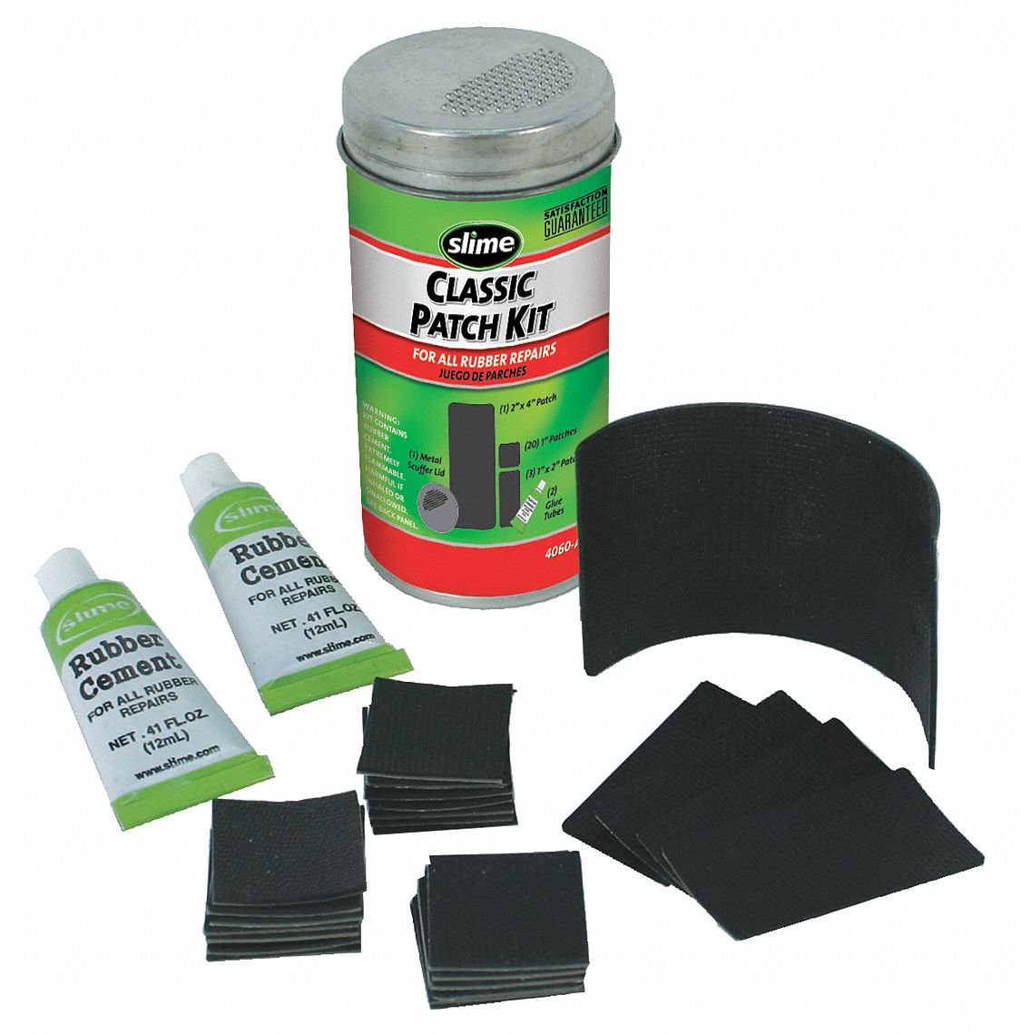 Slime 20189 Tire Repair Kit, Rubber Patches, Classic, 27 Pieces