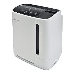 Brondell Air Purifier O2 Revive Air Purification System with Humidifier -Odor Eliminator - Dual True HEPA Air Washer