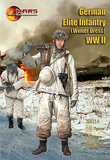Mars Figures 32014-1/32 German Elite Infantry (Winter Dress) WWII
