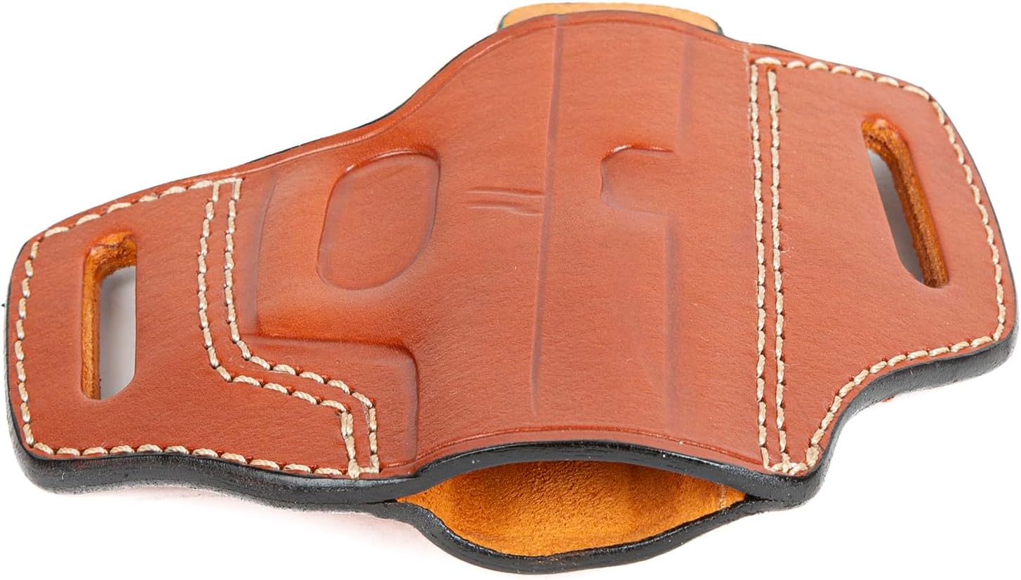 for Glock 42 380 Auto Fast Draw Leather Owb Gun Holsters