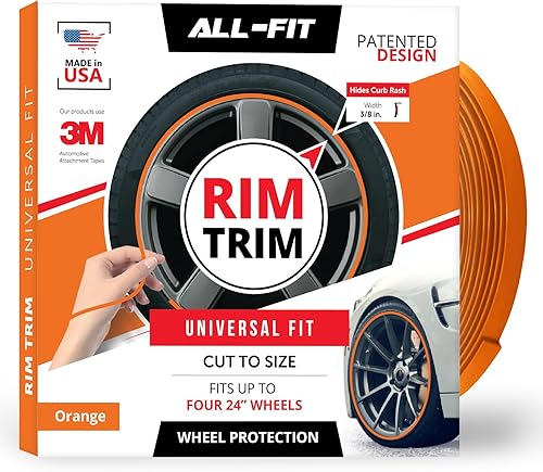 Vista 15 de All-Fit - Tiras de protección para llanta, para prevención de rozaduras, ajuste universal Negro