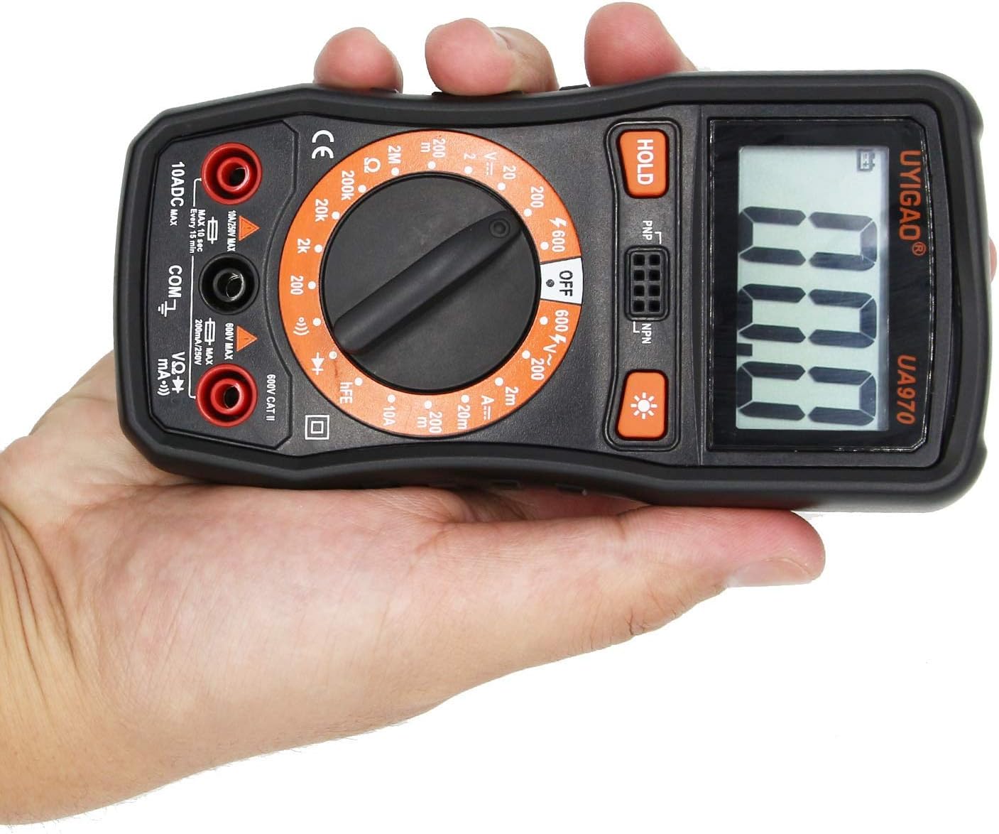 Measuring Instrument 3 in 1 UA970 Digital Multimeter DC/AC Ammeter Voltage Ohm Current Electric Handheld Voltmeter Tester Computer Maintenance Multimeter