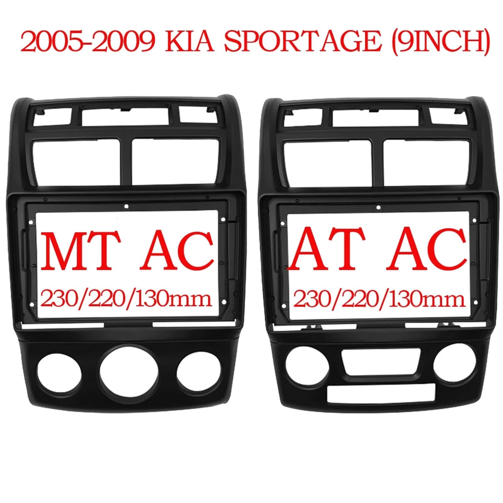 zaślepki radia Dla KIA SPORTAGE 2005-2009