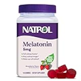 Natrol Melatonin Gummies, Sleep Support, 140 Strawberry-Flavored Adult Melatonin Gummies, 5 mg Sleep Aids for Adults