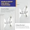 Furniture Straps (10 Pack) Baby Proofing Furniture Wall Anchor, Anti Tip Wall Anchor Secure Cabinet, Wardrobe to Wall Protect Toddler and Pet from Falling Furniture, Adjustable Child Safety Straps