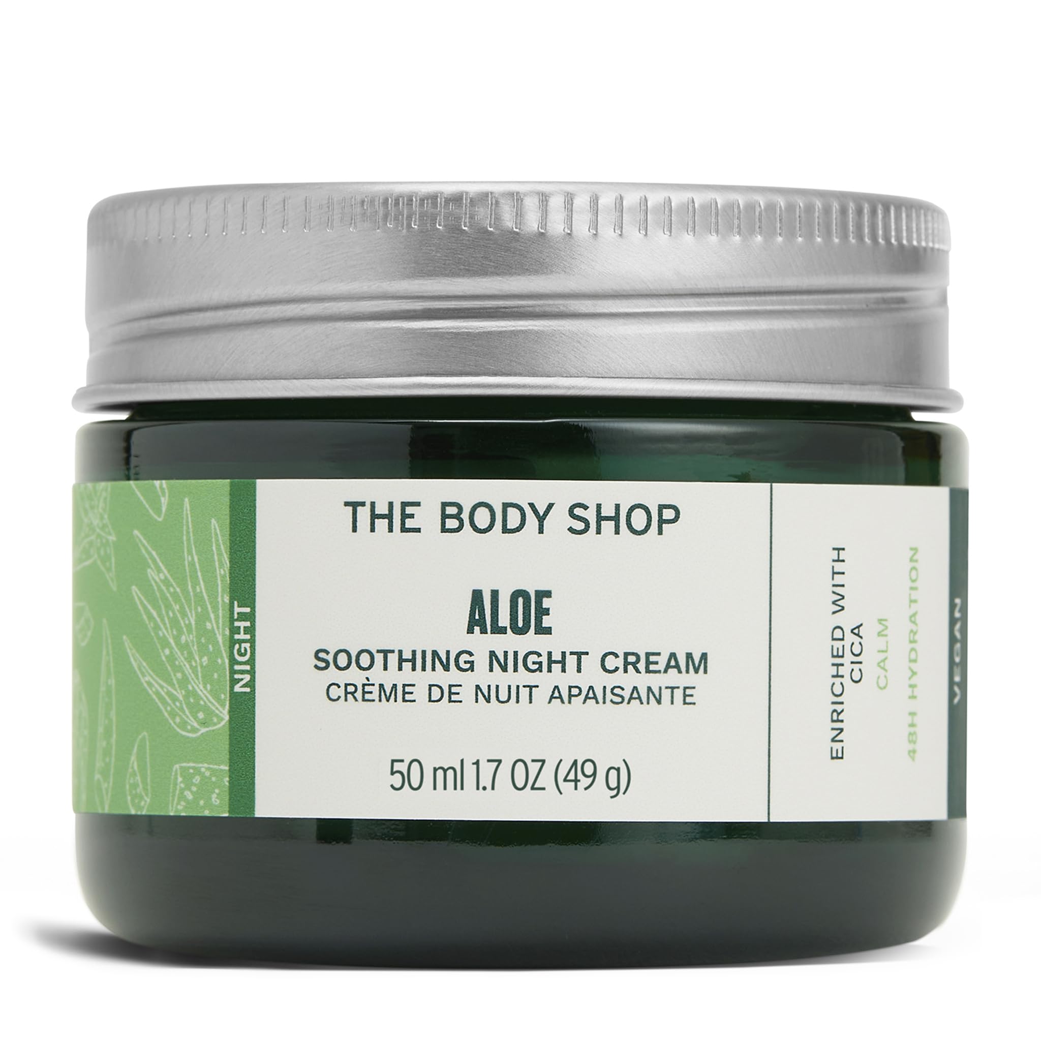 The Body Shop Aloe Vera Night Cream, For Sensitive Skin, Vegan, 50ml