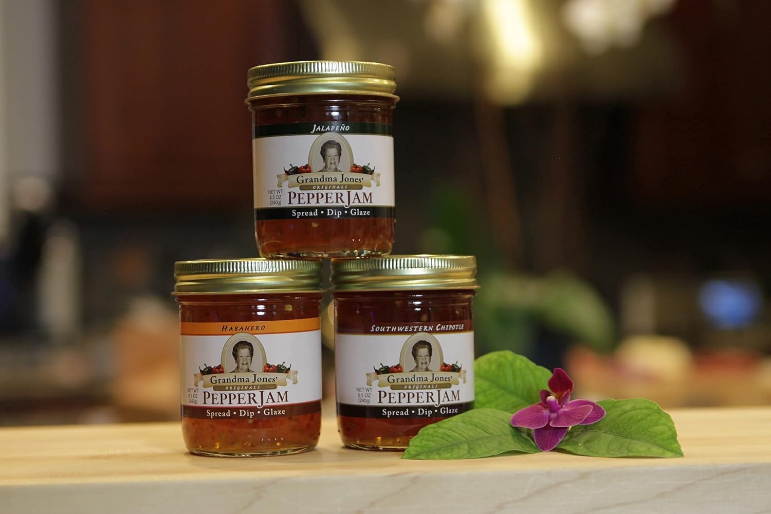 Spicy Lover's Pepper Jelly Three Pack