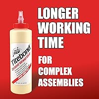 Vista 2 de Titebond Extend Pegamento para Madera, Se Adhiere Más Fuerte que la Madera, Tiempo de Ensamblaje Más Largo, Carpintería, Reparación del Hogar
