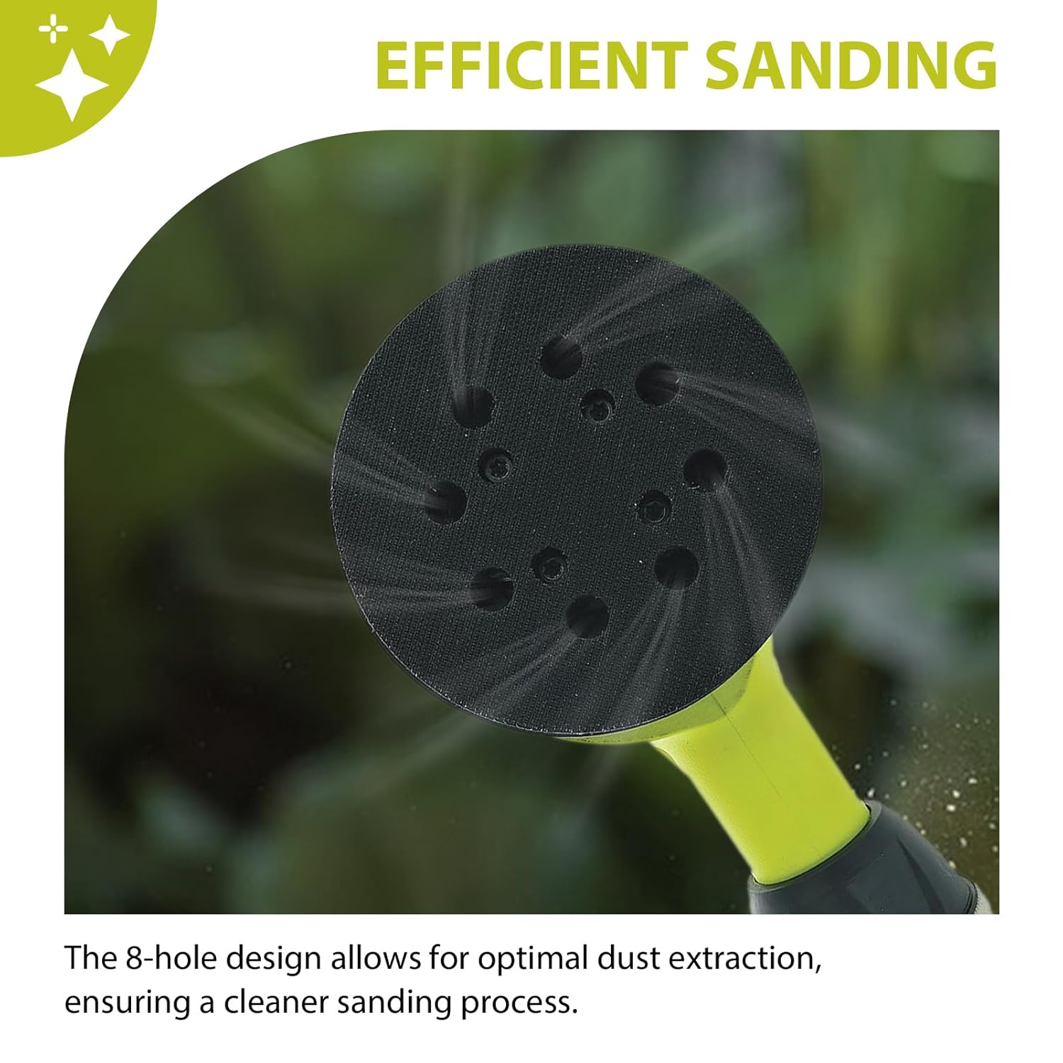 Taokyid 2 Pack 5 Inch 8 Hole Metal Sander Replacement Pad, Compatible with Ryobi RS240 RS280 RS280VS RS281VS RS290 P410 PCL406 Random Orbital Sander, 030157001018 Replacement Sander Pad