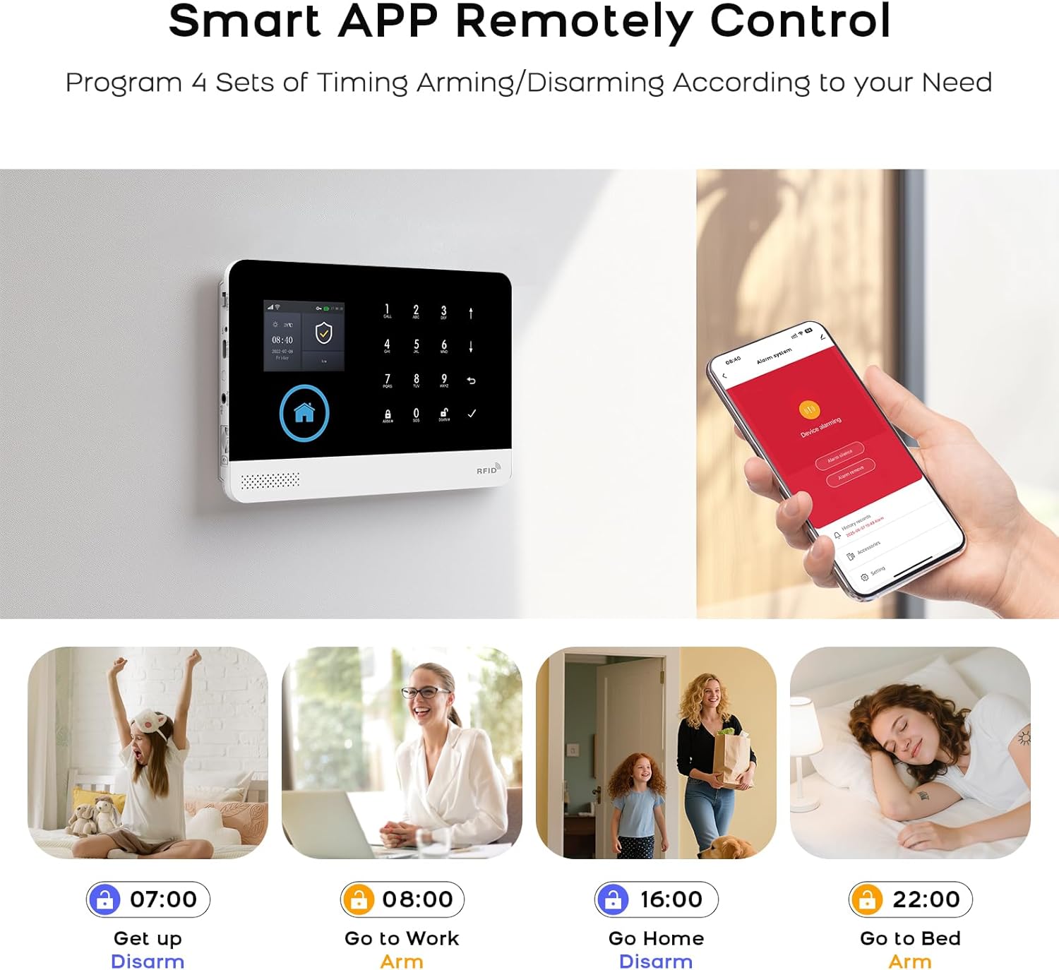 Älykäs sovellus etäohjaukseen virittämiseen ja virittämisen poistamiseen