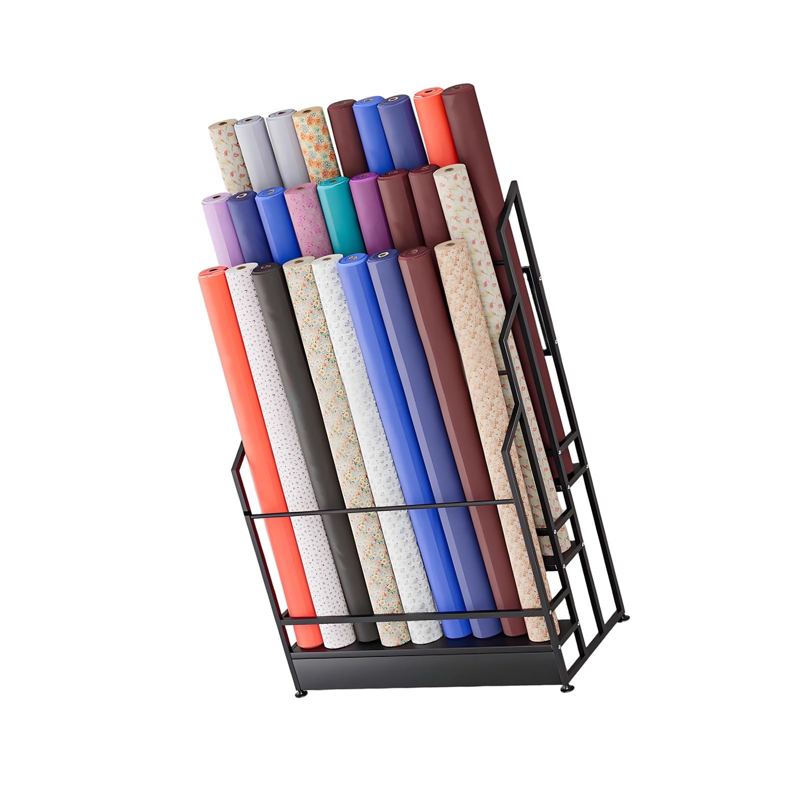 Présentoir pour rouleaux de vinyle commercial et support nappe
