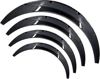 Set of 4 Mud Flaps for BMW M4 (G82 LCI, Facelift 2024) 2024+, Mudguards Splash Guard Car Fenders Waterproof Front Rear Wheel Fender Car Accessories,Carbon Fiber Look-Small