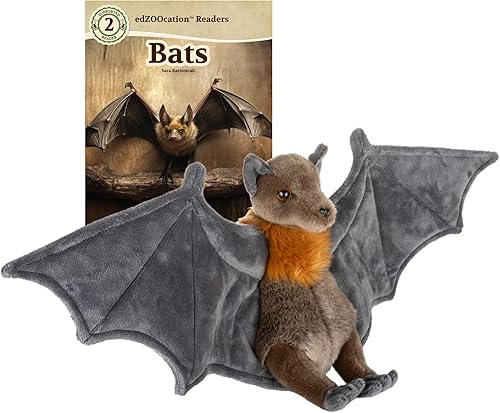 Paquete de animales de zoológico de peluche de 12 pulgadas con libro de nivel 1 (panda rojo, nivel 2)