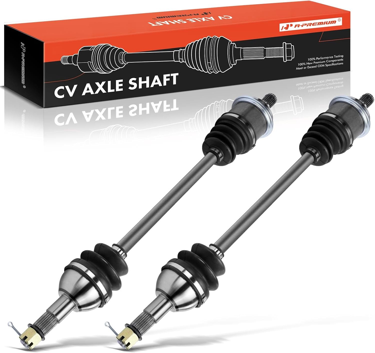 A-Premium Pair (2) Rear CV Axle Shaft Assembly Compatible with Can-Am Commander 1000/800/800R/Max 1000, 2011-2015, Left and Right, Replace# 705500960, 705502359 Rear Driver and Passenger Side