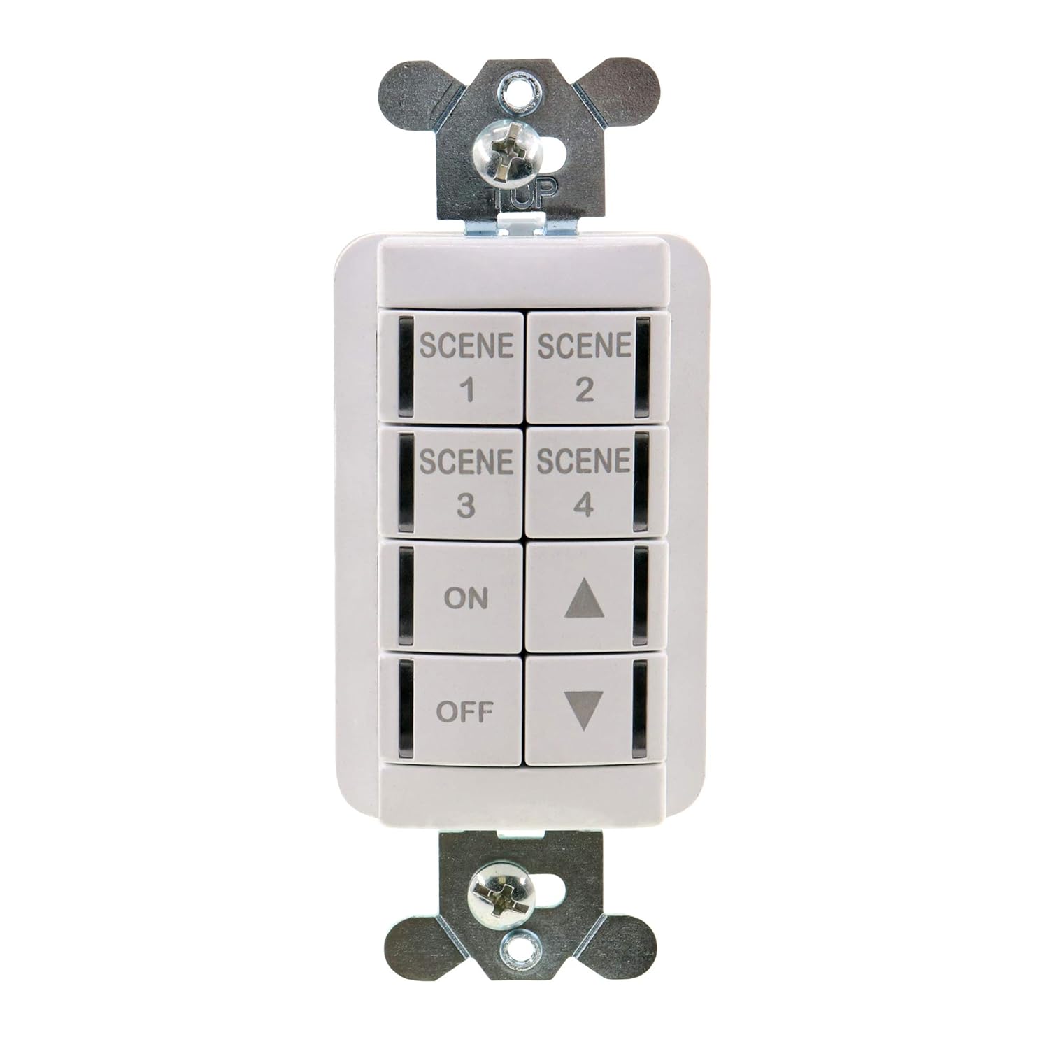 Sensor Switch NPODM-4S-DX-WH nLight WallPod Switch, 4-Button, Dimmer, White