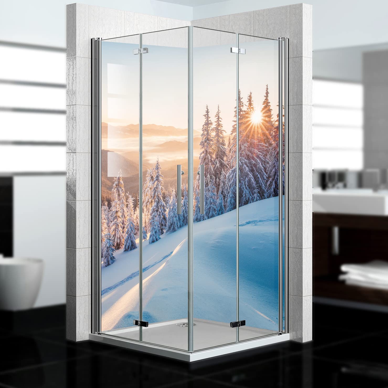 Dedeco Duschrückwand „Wasserfall“ – Fugenlos & Wasserfest, Made In Germany | Als Fliesenersatz Für Bad, Küche, Wandverkleidung