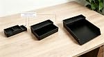 Amazon Basics Plastic Organizer - Half Accessory Tray, Black