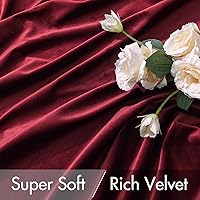 Vista 281 de MIULEE Cortinas de terciopelo de 63 pulgadas de largo, 2 paneles de cortinas opacas de lujo para dormitorio, sala de estar, cortinas de ventana