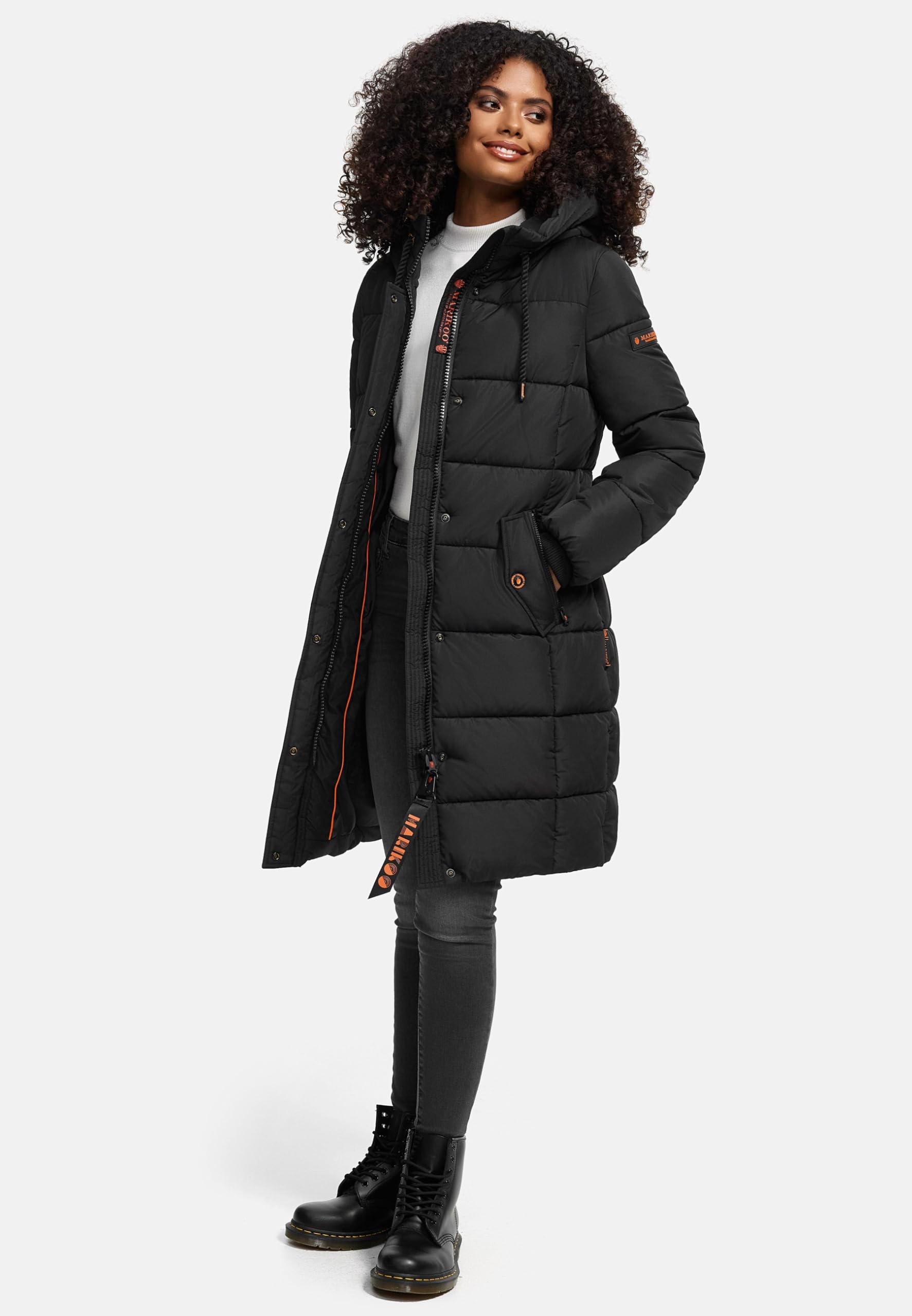MARIKOO Damen Winter Jacke Stepp Parka Mantel Winterjacke warm gefüttert Yuikoo XS-XXL