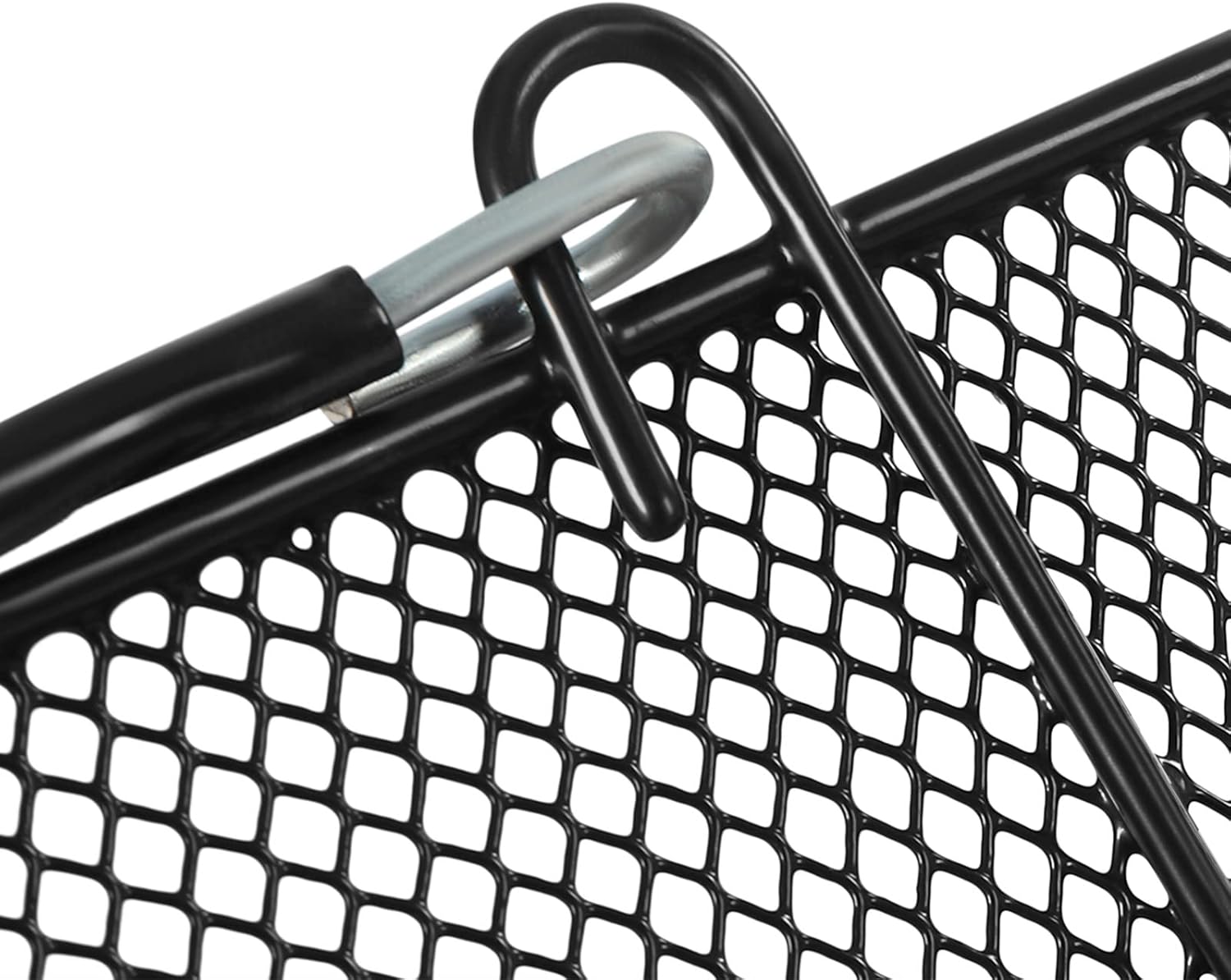 12Pcs Stackable Shopping Baskets with Handles, 5Gal Durable Iron Shopping Cart for Supermarket, Retail, Grocery-Holds, Portable Grocery Basket for Kitchen, Bathroom, Medicine, Milk