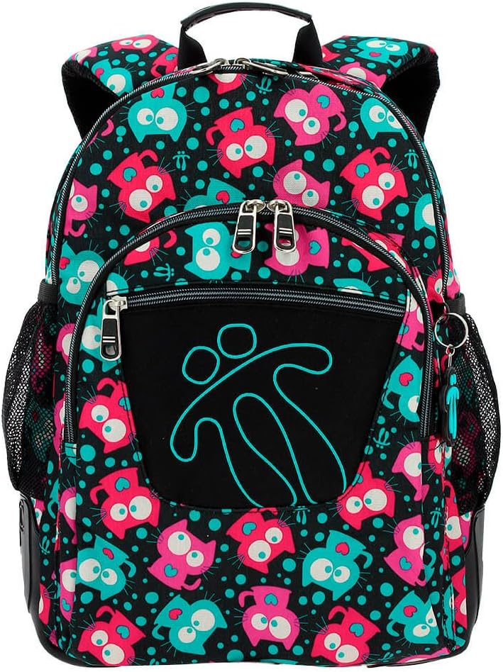 Zaino Totto 2018 Per Bambini, 20 Litri, 44 Cm, Multicolore, Con Sistema Per Carrello, Tasche Laterali In Rete