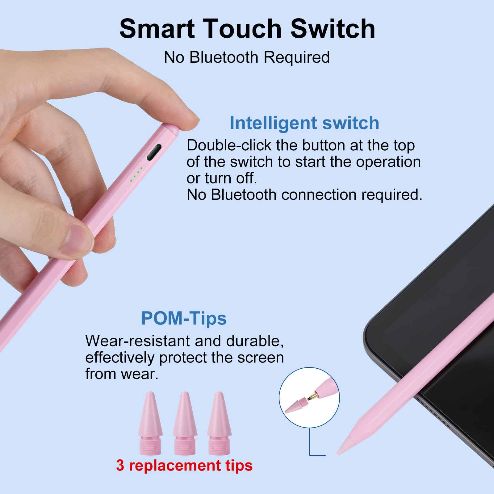 Amazon.co.jp: スタイラスピンク:Apple Pencil第2世代、iPad Pro 11&12