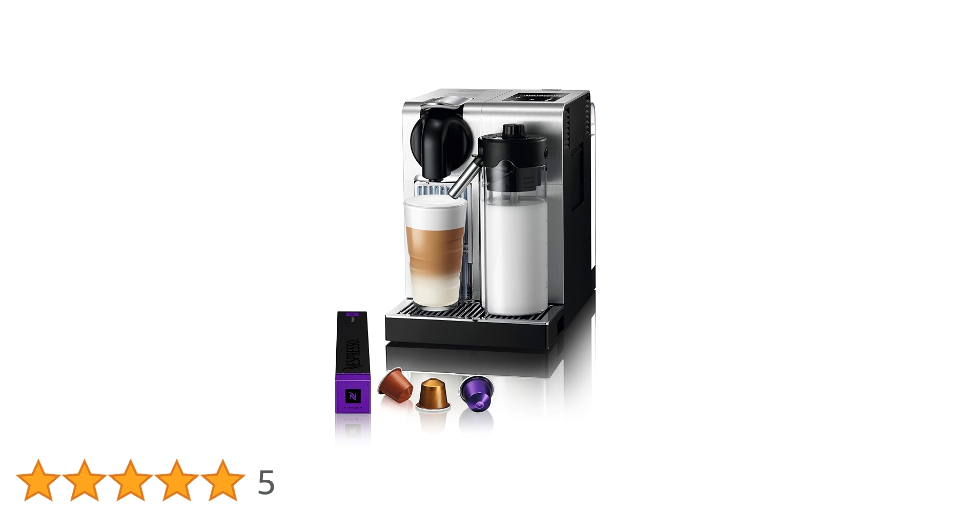 Nespresso Lattissima Pro Espresso Coffee Machine, Brush Aluminium